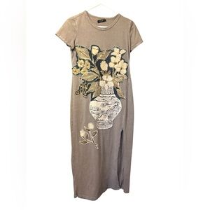 Final Touch Taupe Upcycle Dress